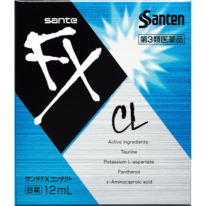 Santen Pharmaceutical Co., Ltd. Sante FX Contact при ношении контактных линз 12 мл