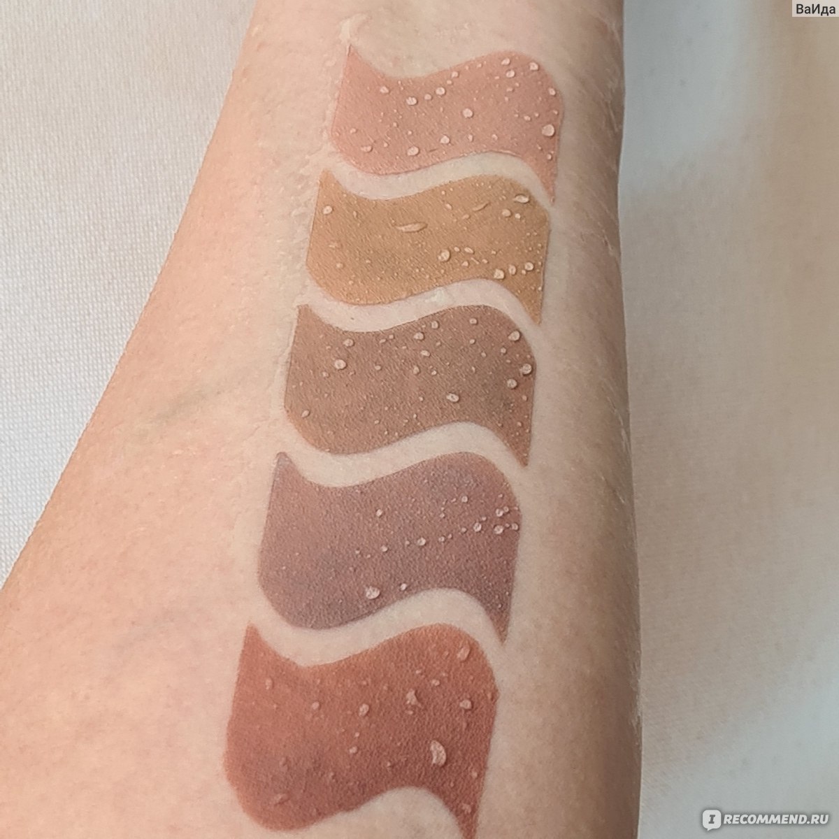 Тени жидкие матовые LUXVISAGE Matt Tint Waterproof