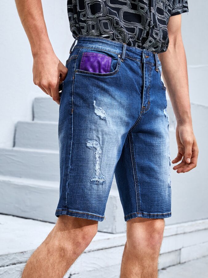 Men Washed shorts