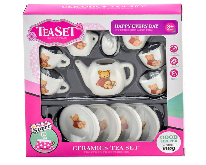 Керамический набор чайной посуды Tea Set, 11 предметов