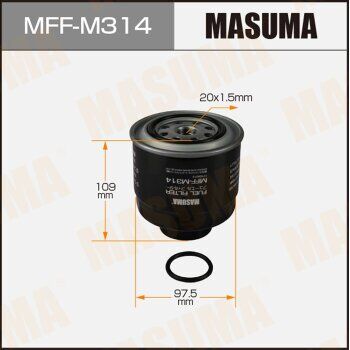 Фильтр топливный MASUMA L200/ KA4T, KB4T 05- MFF-M314
