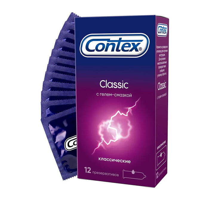 CONTEX Classic (классические) Презервативы №12