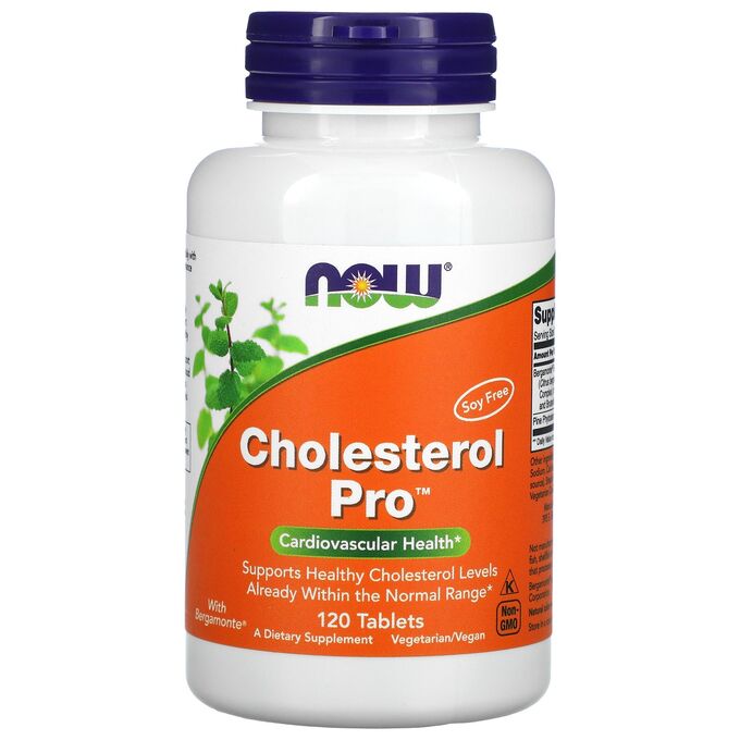 Now Foods, Cholesterol Pro, 120 таблеток