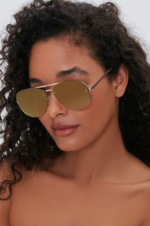 Очки авиаторы - Metal Aviator Sunglasses