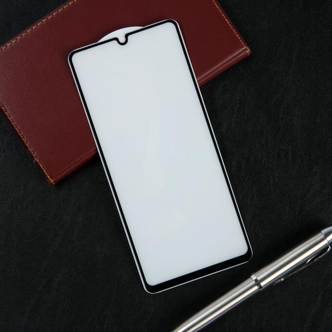 Защитное стекло Krutoff, для Samsung Galaxy A42 5G, полный клей, черная рамка