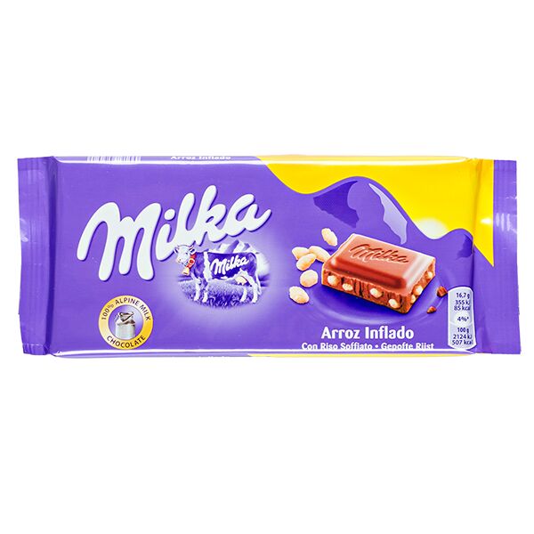 Шоколад Милка Arroz Inflado 100 г 1 уп.х 20 шт.