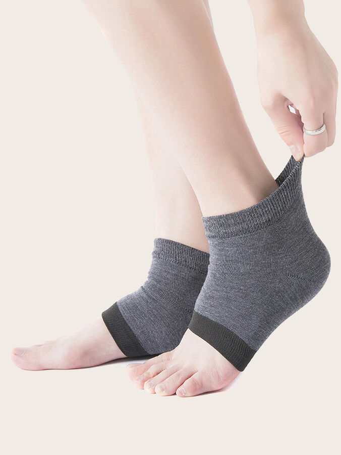 1 пара Силиконовые носки с защитой от трещин