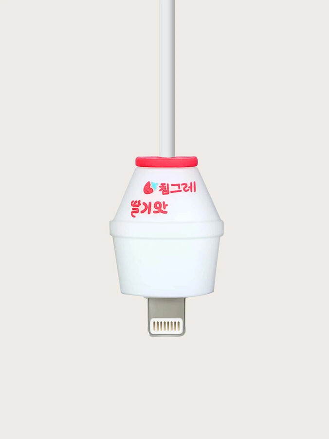 Протектор для кабеля передачи данных в форме бутылки молока