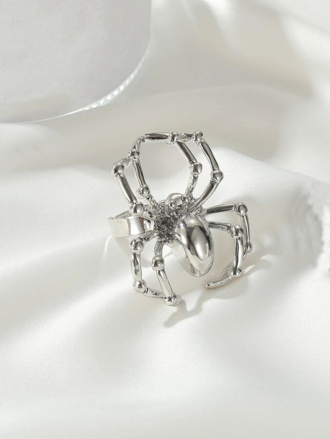 Хэллоуин кольцо с декором паука