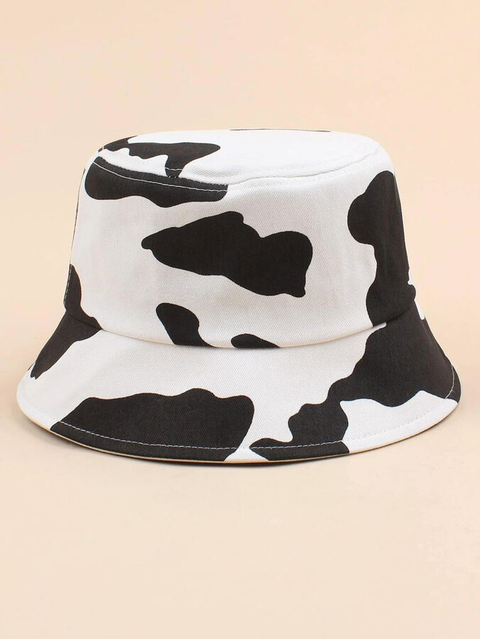 Шляпа с коровьим принтом