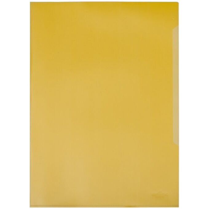 Папка-уголок Durable, А4+, 180мкм, прозрачная желтая