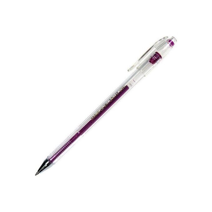 Ручка гелевая фиолетовая металлик, 0,7мм