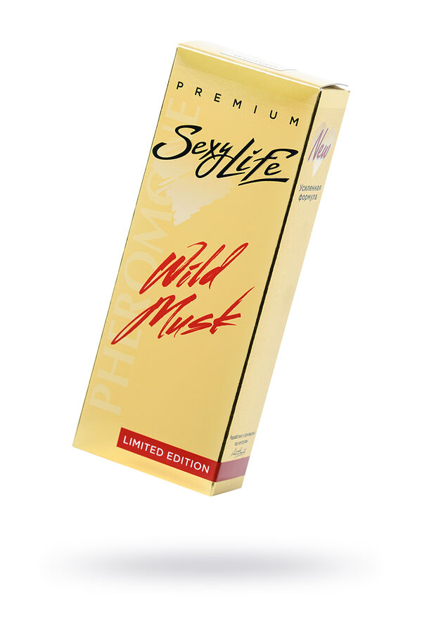 SexyLife Духи с феромонами Wild Musk №8 философия аромата Blue Amber (Montale), женские, 10 мл
