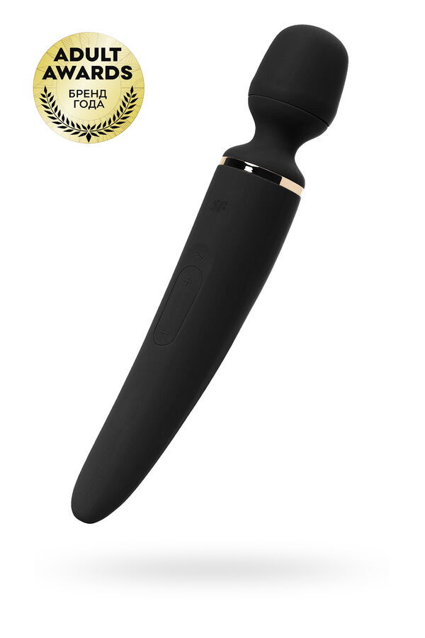 Нереалистичный вибратор Satisfyer Woman Wand, ABS пластик, черный, 34 ...