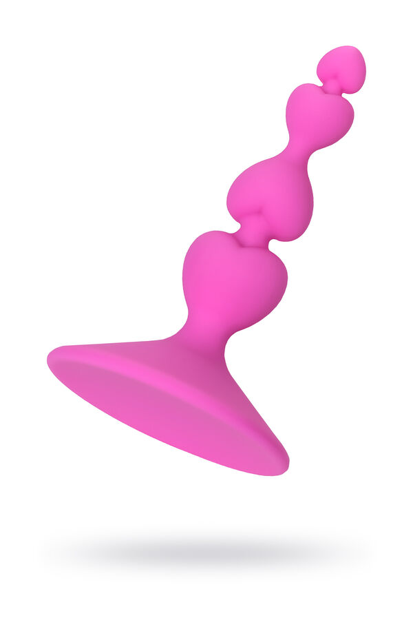 Анальная втулка ToDo by Toyfa Loverty, силикон, розовая, 8 см, ? 2,3 см