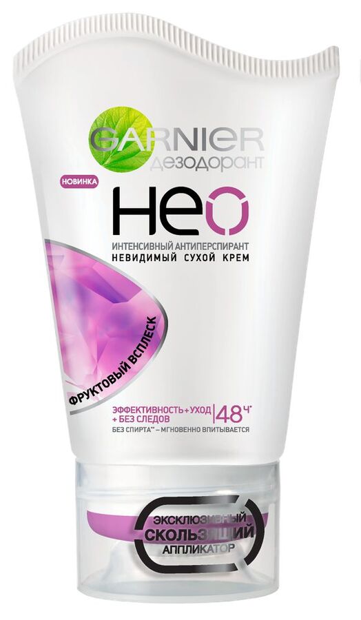 Garnier Дезодорант-антиперспирант &quot;Нео, Фруктовый всплеск&quot;, без спирта, сухой крем, защита 48 часов, невидимый, женский, 40 мл