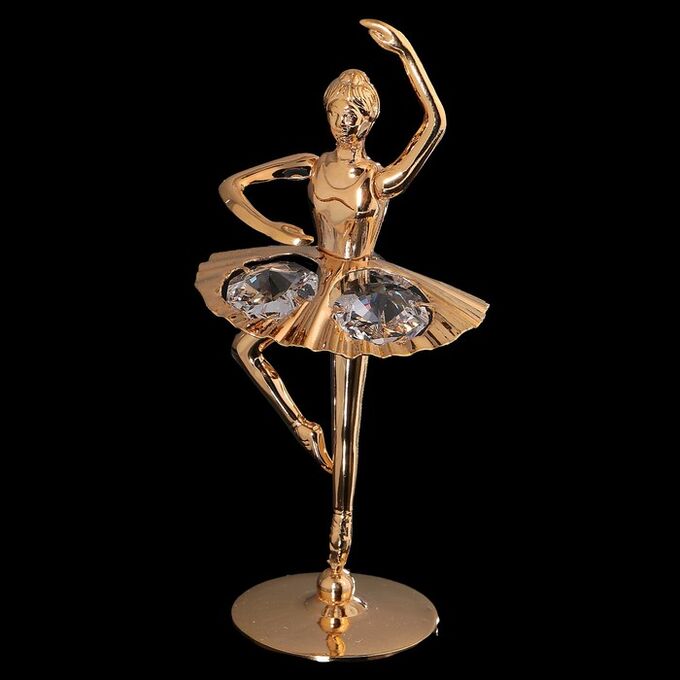 СИМА-ЛЕНД Сувенир «Балерина с поднятой рукой», 6х6х11 см, с кристаллами