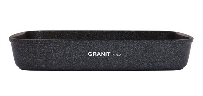 Противень антипригарный литой 36,5х26х5,5см Granit ultra blue ТМ KUKMARA