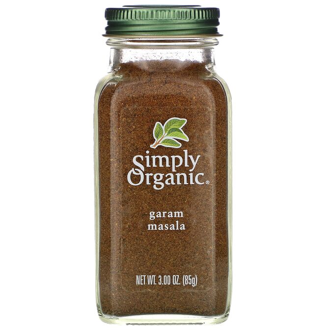 iherb Simply Organic, Гарам масала, 85 г (3,00 унции)