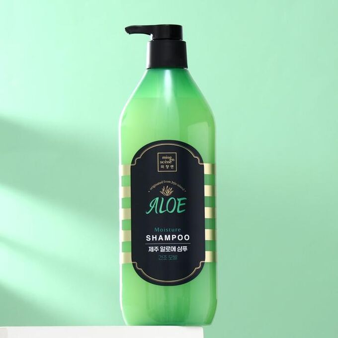 Шампунь для волос Mise En Scene Jeju Aloe, увлажняющий, 780 мл