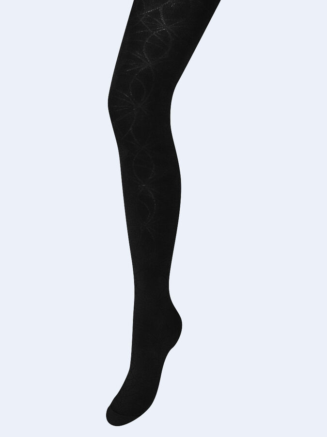 Колготки для девочки с ажурным рисунком по всей длине ножки (2 шт/уп)