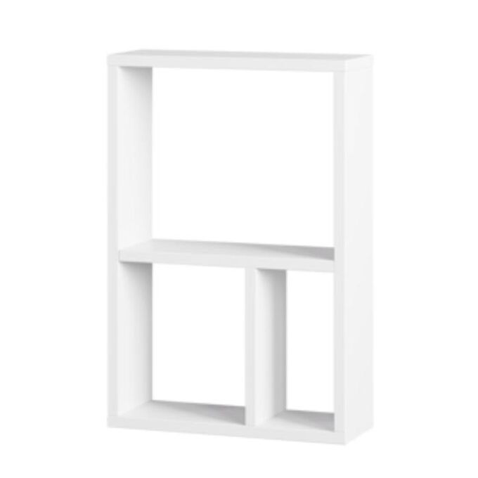Клик Мебель Полка Ион-6 350х128х520 белый