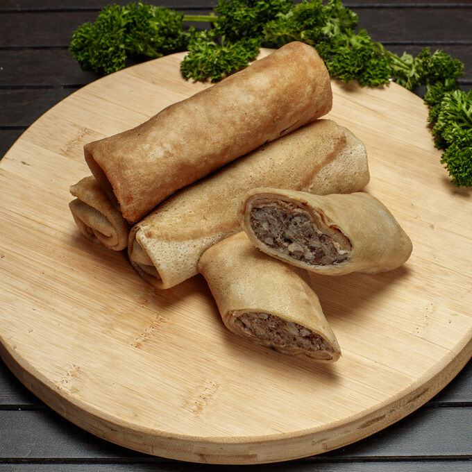 Дубравушка Блины с печенью и рисом