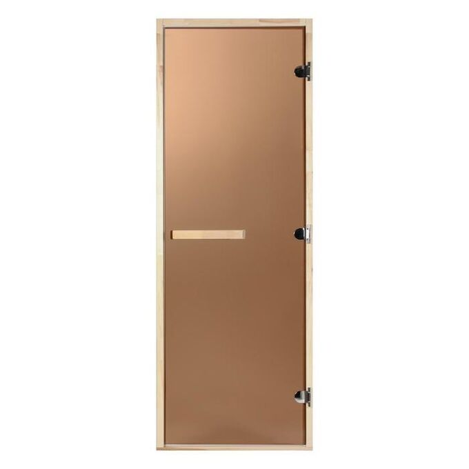 СИМА-ЛЕНД Дверь для бани и сауны стеклянная &quot;Бронза&quot;, размер коробки 190x70см, 8мм