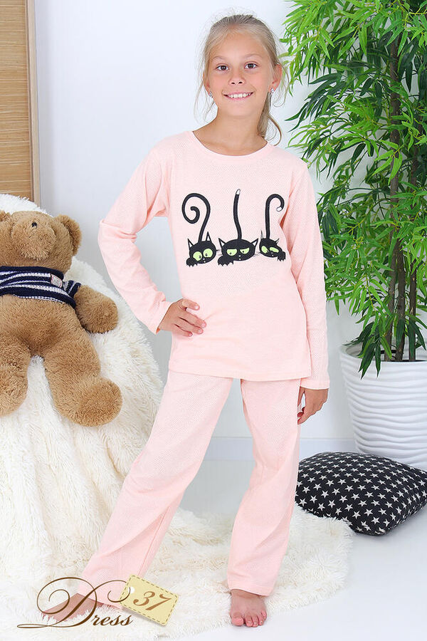dress37 Пижама «Счастливая малинка» персик