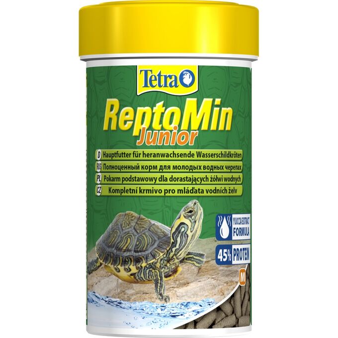 Tetra ReptoMin Junior корм в виде палочек для молодых водных черепах 100 мл