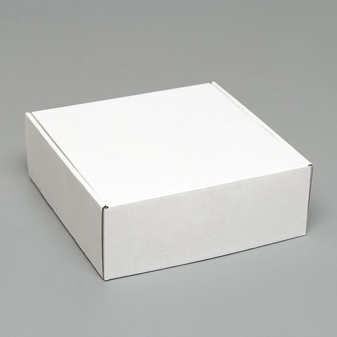 СИМА-ЛЕНД Коробка самосборная, белая, 26 х 26 х 9,5 см