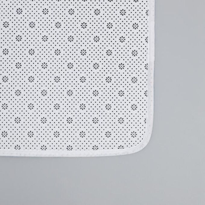 Набор ковриков для ванны и туалета Доляна «Печать», 2 шт: 50x80, 40x50 см