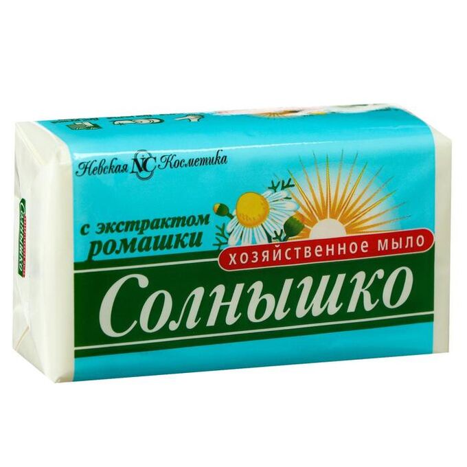 udalix Мыло хозяйственное «Солнышко», с экстрактом ромашки, 140 г