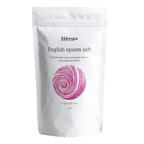 Salt of the Earth Соль для ванны &quot;english epsom salt&quot; с натуральным эфирным маслом вербены и мандарина, 1 кг