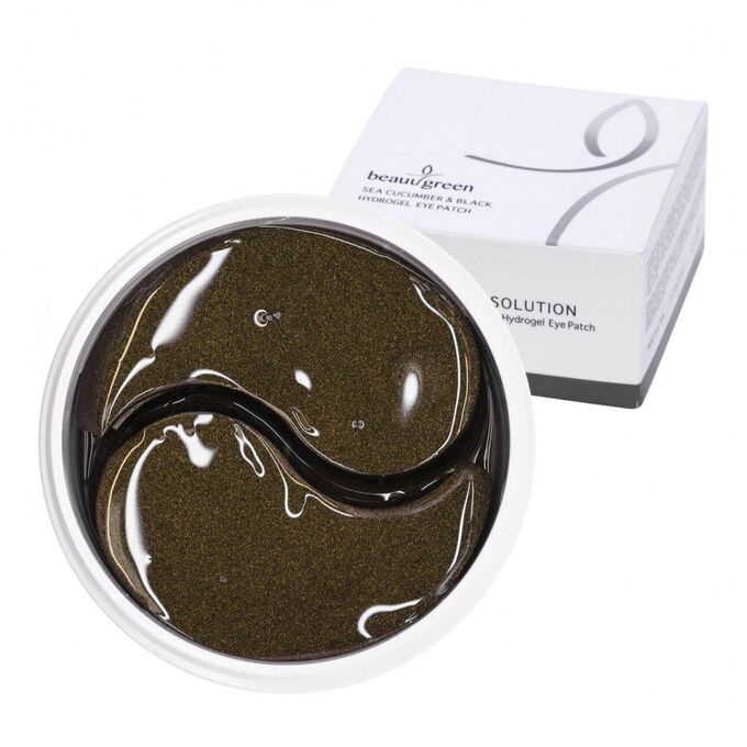 Beauugreen Гидрогелевые патчи с морским огурцом Sea Cucumber &amp; Black Hydrogel Eye Patch Set