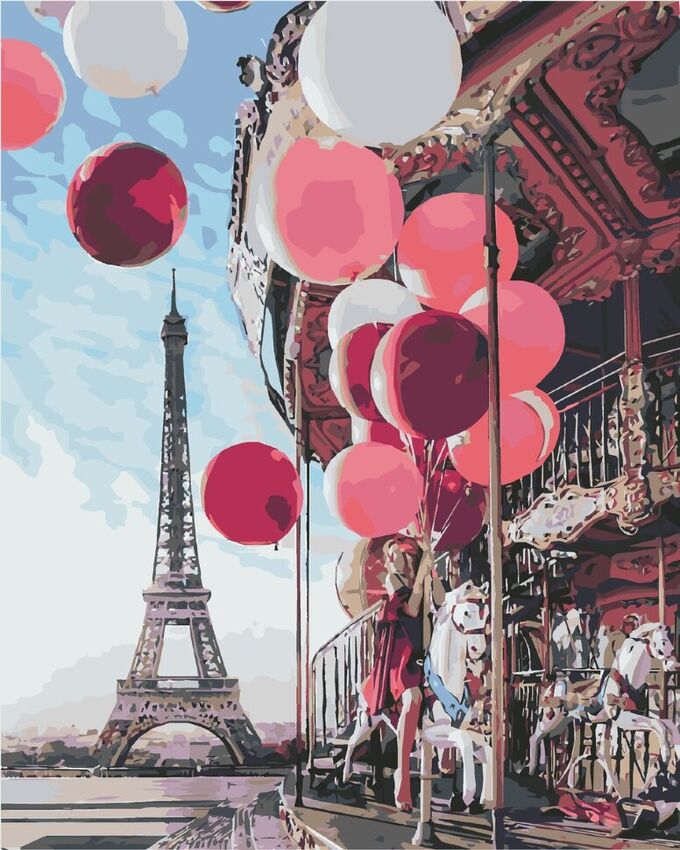 Картина по номерам Парк в Париже