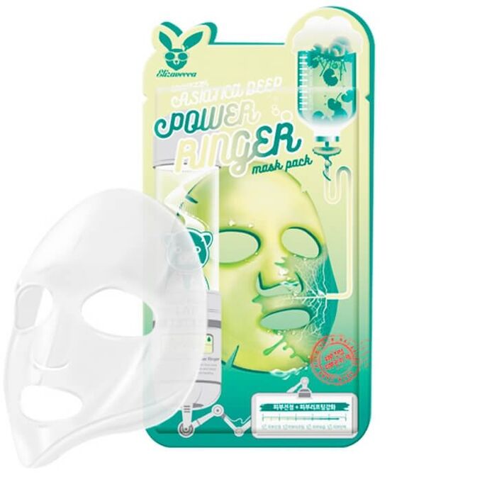 Elizavecca Стимулирующая тканевая маска для лица с экстрактом центеллы азиатской