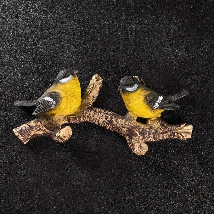 Хорошие сувениры Подвесной декор &quot;Веточка с двумя птичками&quot; цветная, 24х5х11см