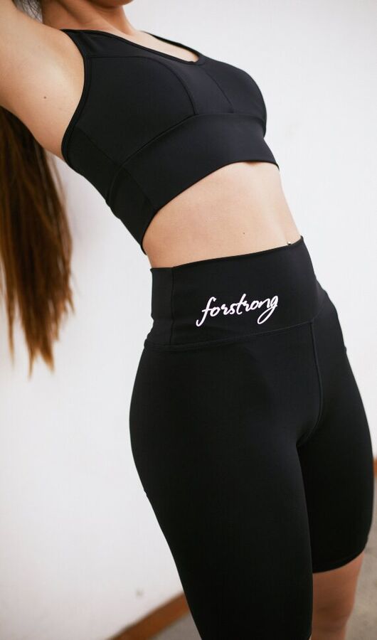 Forstrong велосипедки Biker shorts Basic Black