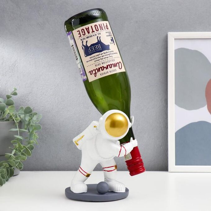СИМА-ЛЕНД Сувенир полистоун подставка под бутылку &quot;Астронавт&quot; 16х11,5х12 см