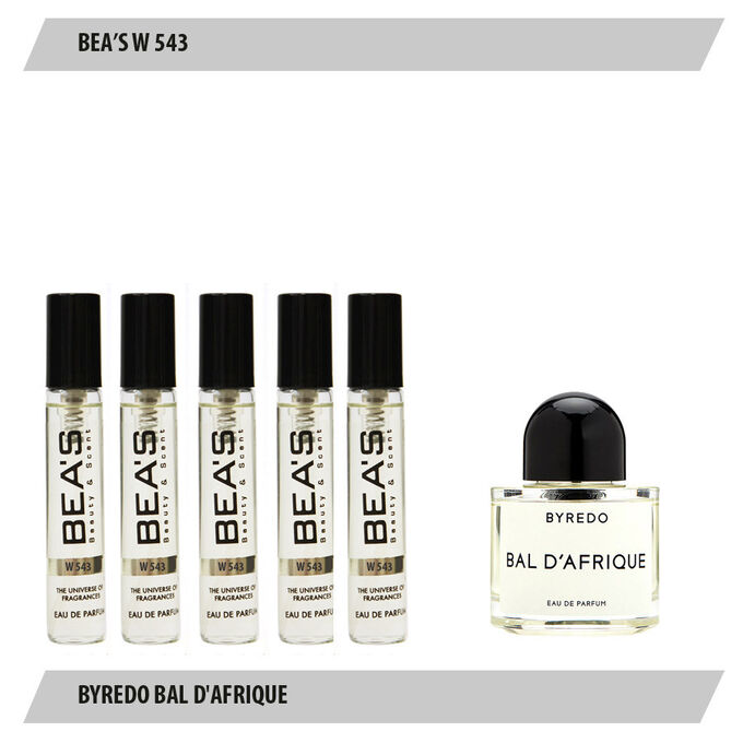 Парфюмерный набор BEAS Byredo Bal D&#039;afrique Women 5*5 ml W543