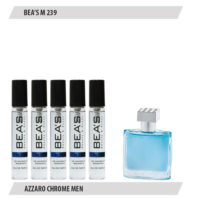 Парфюмерный набор BEAS Azzaro Chrome Men 5*5 ml M239