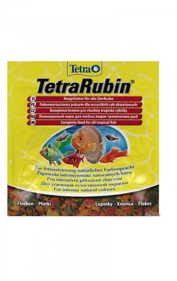 TetraRubin Granules корм в гранулах для улучшения окраса всех видов рыб 15 г (sachet)