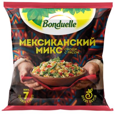 Bonduelle Смесь для жарки &quot;Мексиканский микс&quot; 400гр &quot;Бондюэль&quot; (1/12)