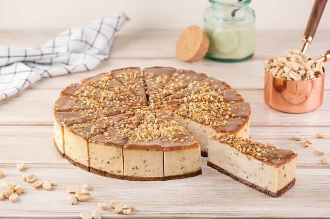 Betty’s cake Пирог сырный &quot;Чизкейк Карамель и Орех&quot; 2 кг, 16 порций (1/5)