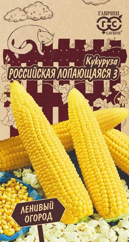 Кукуруза попкорн Российская Лопающаяся среднепоздняя 5гр Гавриш/ЦВ 1/10