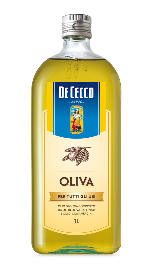 De Cecco Масло оливковое рафинированное с добавлением масел оливковых нерафинированных De  Cecco 1 л