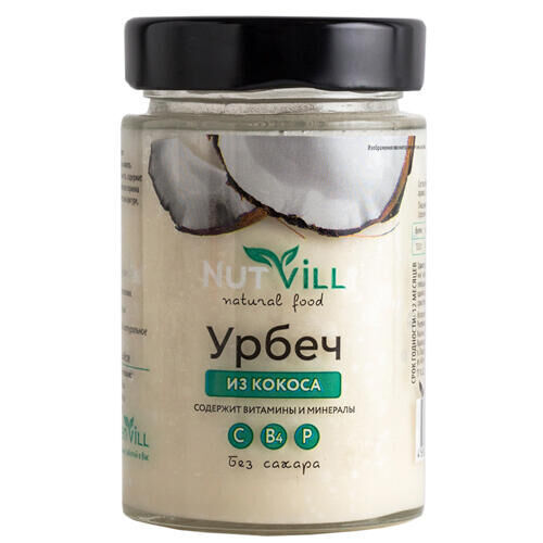 Урбеч &quot;Кокос&quot; NutVill, 180 г