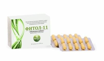 Алфит Плюс Фитол-11 30 капс по 450 мг. фитосбор Фитопослабин