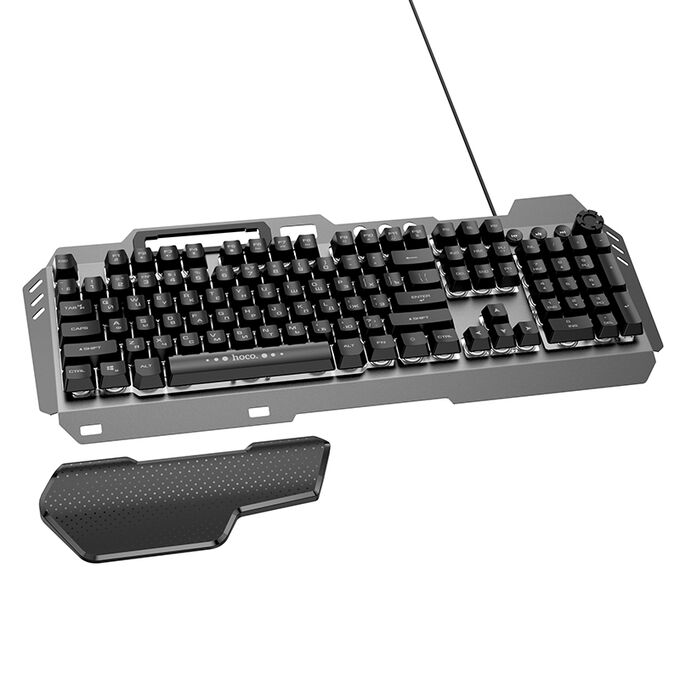 Игровая клавиатура и мышь HOCO GM12 Light and shadow, черный, russian version